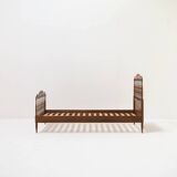 Lit Chiavari classique italien en pin, 1/2