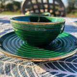4 vintage Art Deco cups