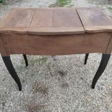 Console desk dressing table solid wood restyled tray shutters dp 1022222