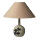 Ceramic table lamp by Eigil Hinrichsen, Denmark 1960s