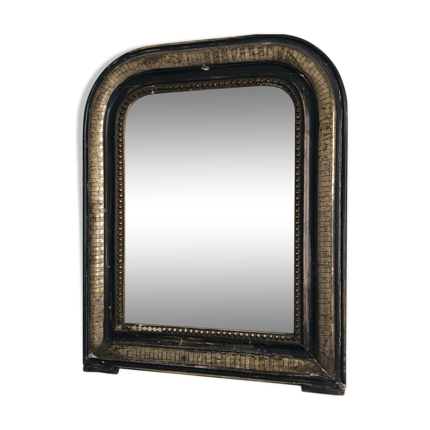 Ancien miroir de cheminée Louis Philippe 50x40cm