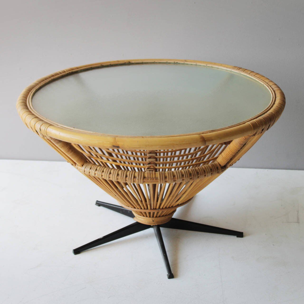 Rattan coffee table