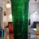 Vintage XXL glass vase with “Croc” print