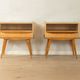 Rare bedside tables from the 1950s by Helmut Magg for WK Möbel