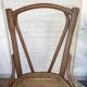 High cane bistro chair and curved wood