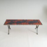 Mid-century modern tiled coffee table by Bayer