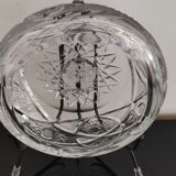 Ancien Cendrier en cristal de bohême Made in Pologne