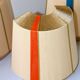 Colourful wall light L’Epicurienne gold – orange
