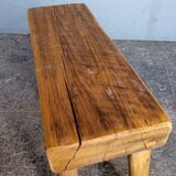 Bench / stool 50 cm old solid wood with patina