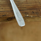 12 silver metal ice spoons, Ercuis