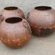 Lot de 3 pots en métal