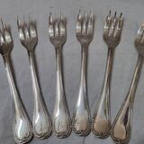6 fourchettes à gâteau Christofle modele Malmaison
