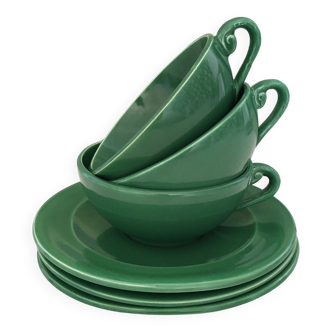 Set 3 green cups