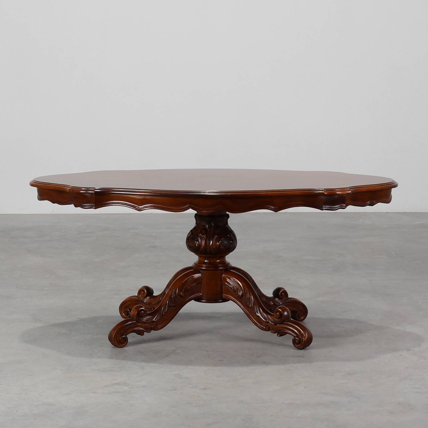 Victorian Cherrywood Oval Coffee Table, England, circa 1850