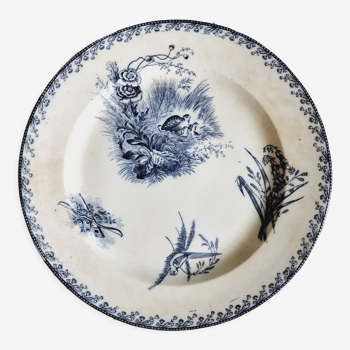 Assiette de service ff pexonne oiseaux