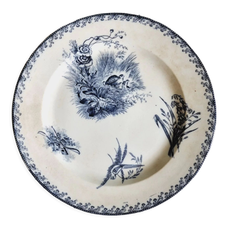 Assiette de service ff pexonne oiseaux