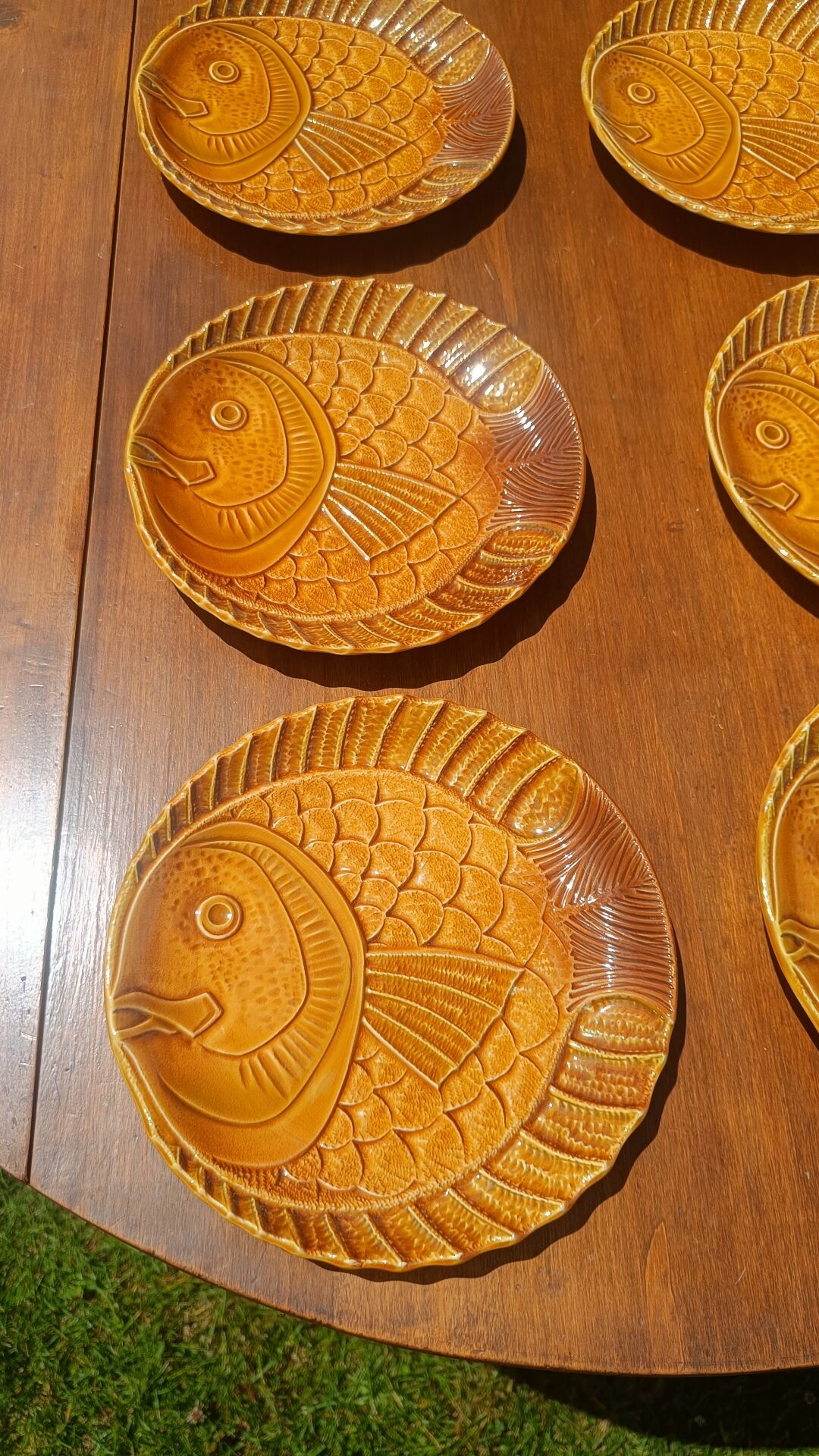 Sarreguemines fish plates