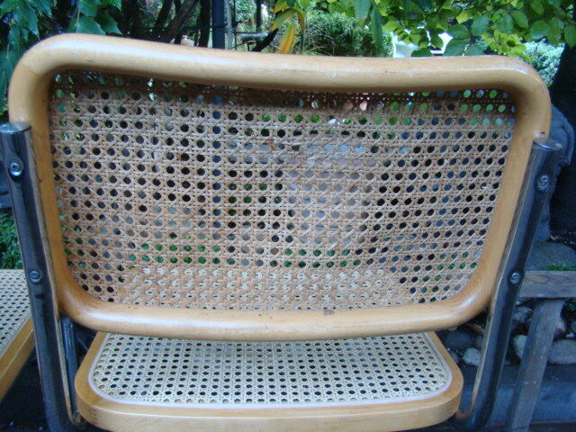 Pair of chairs Cesca B32 Marcel Breuer