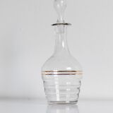 Golden vintage decanter