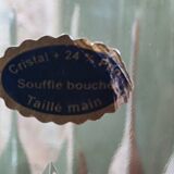 Ancien seau à champagne en cristal taillé main