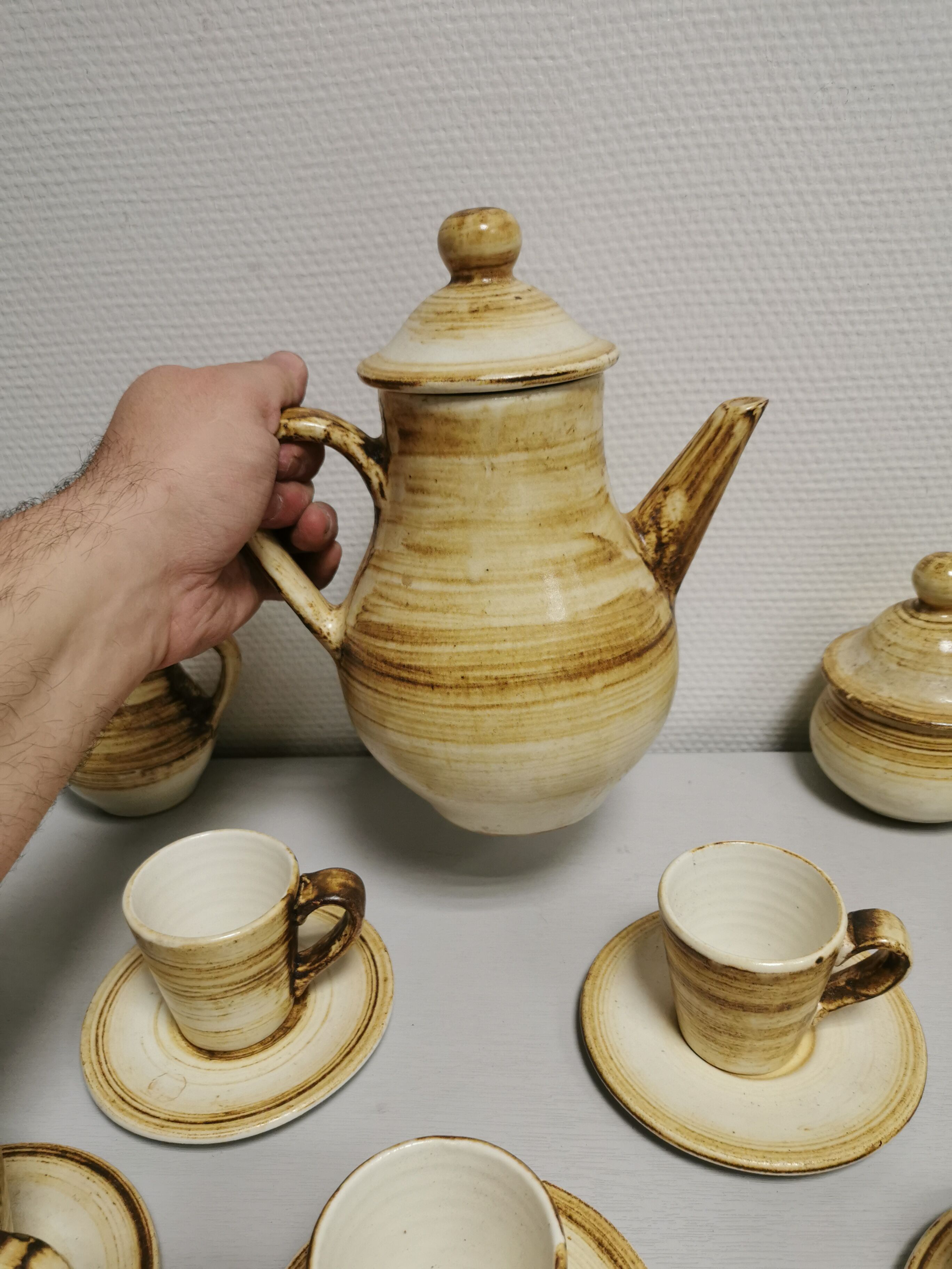 Vintage Coffee Service, Longchamps Ceramics