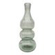 Vase soliflore vintage en verre soufflé et bullé