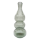 Vase soliflore vintage en verre soufflé et bullé