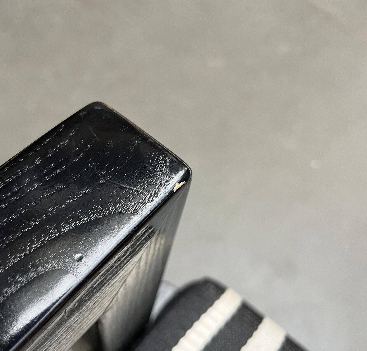 German armchair model D51 Fagus with Bauhaus pattern cushion by Walter Gropius for Tecta