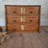 Tea sommelier or apothecary furniture