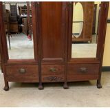 Antique wardrobe, linen cupboard - Art Nouveau