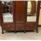 Antique wardrobe, linen cupboard - Art Nouveau