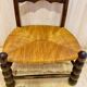 chaise bois brutaliste dudouyt