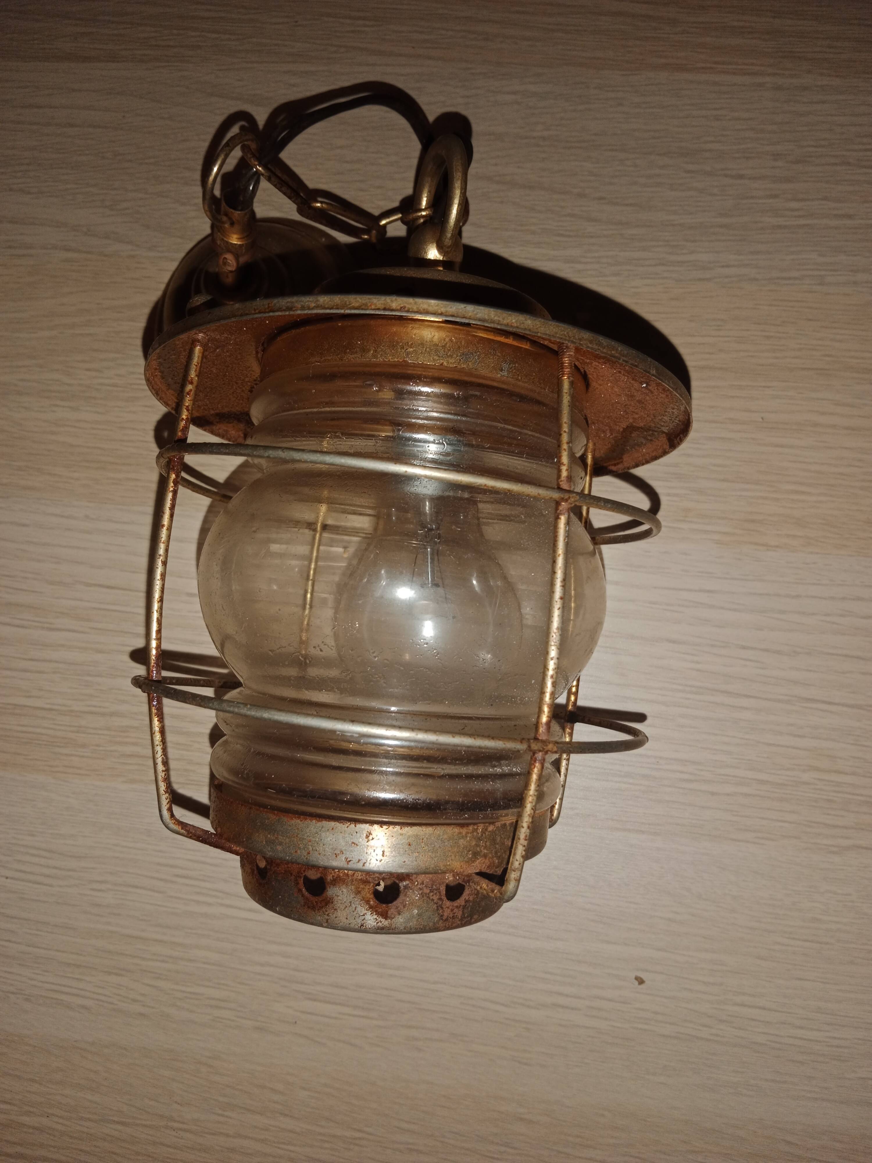 Vintage copper lamp