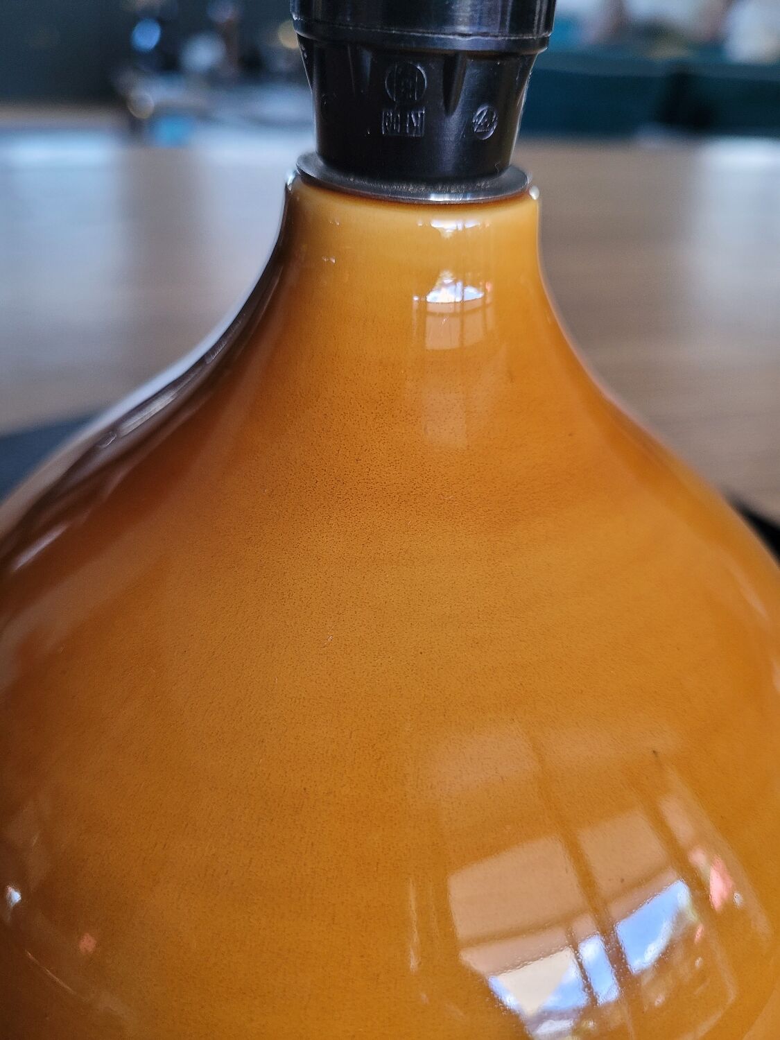 Vintage porcelain lamp foot