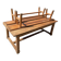 Table with its 2 benches