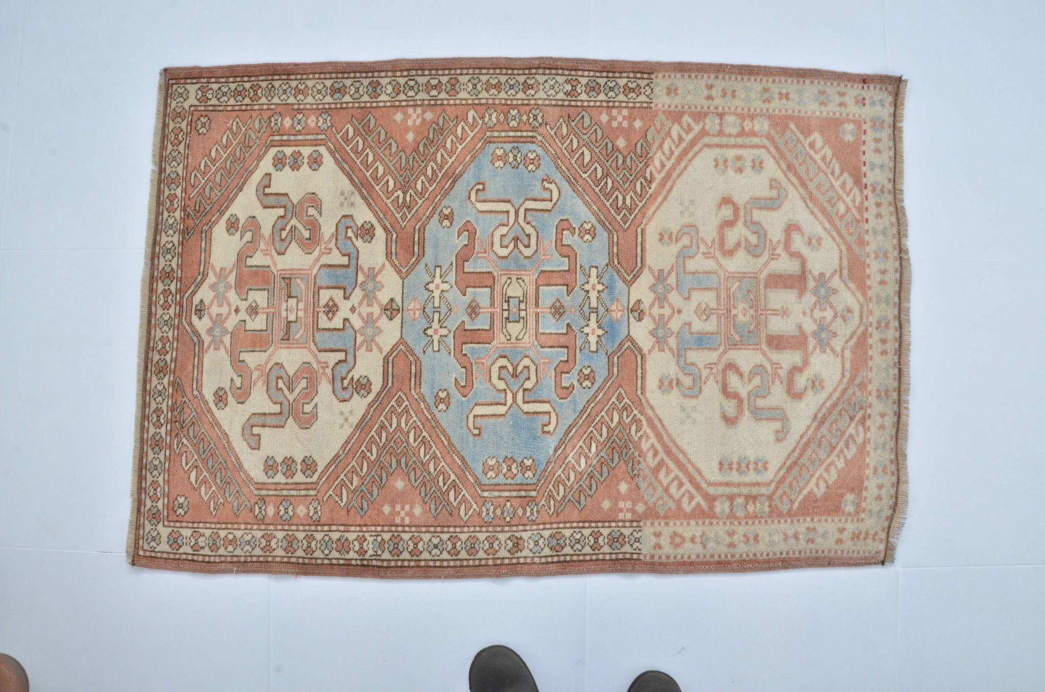 Tapis tribal turc Oushak