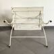 White wrought iron table
