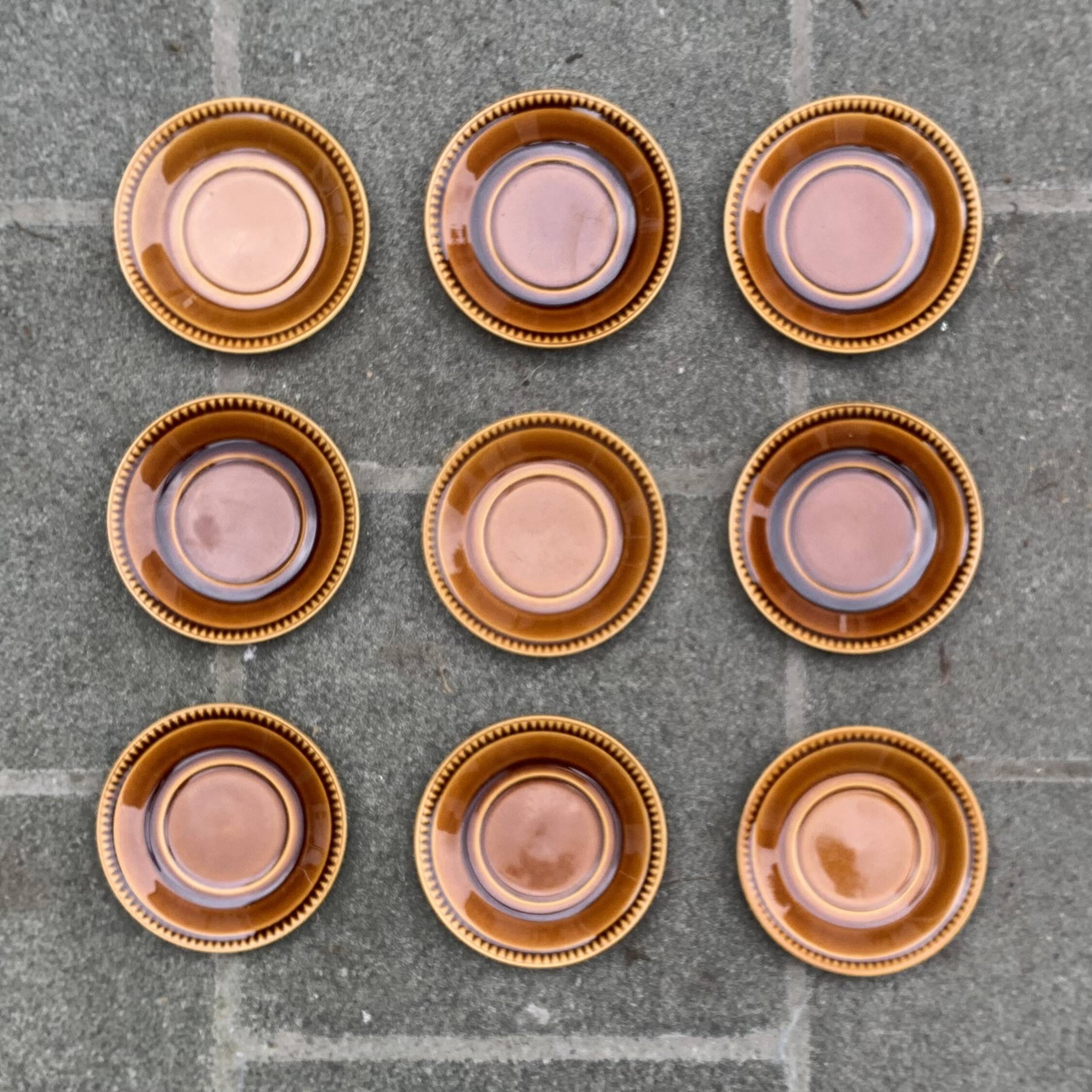 Boch La Louvière coffee service and dessert plates - Bernadette series, 1966