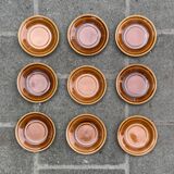 Boch La Louvière coffee service and dessert plates - Bernadette series, 1966