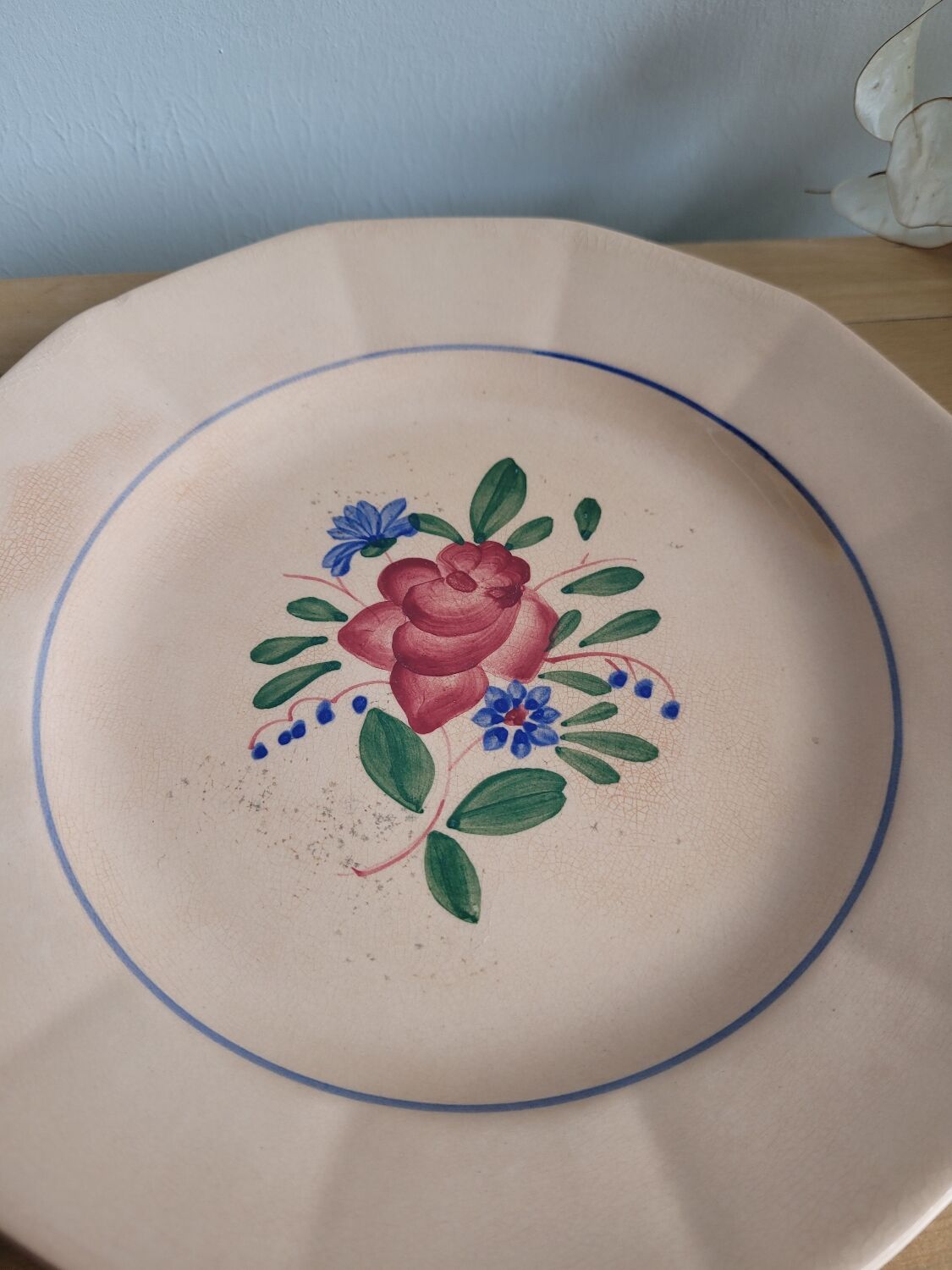 Dessert plate Digoin Sarreguemines