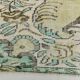 Tapis persan oriental vert clair et jaune 5x8, 165x238 cm