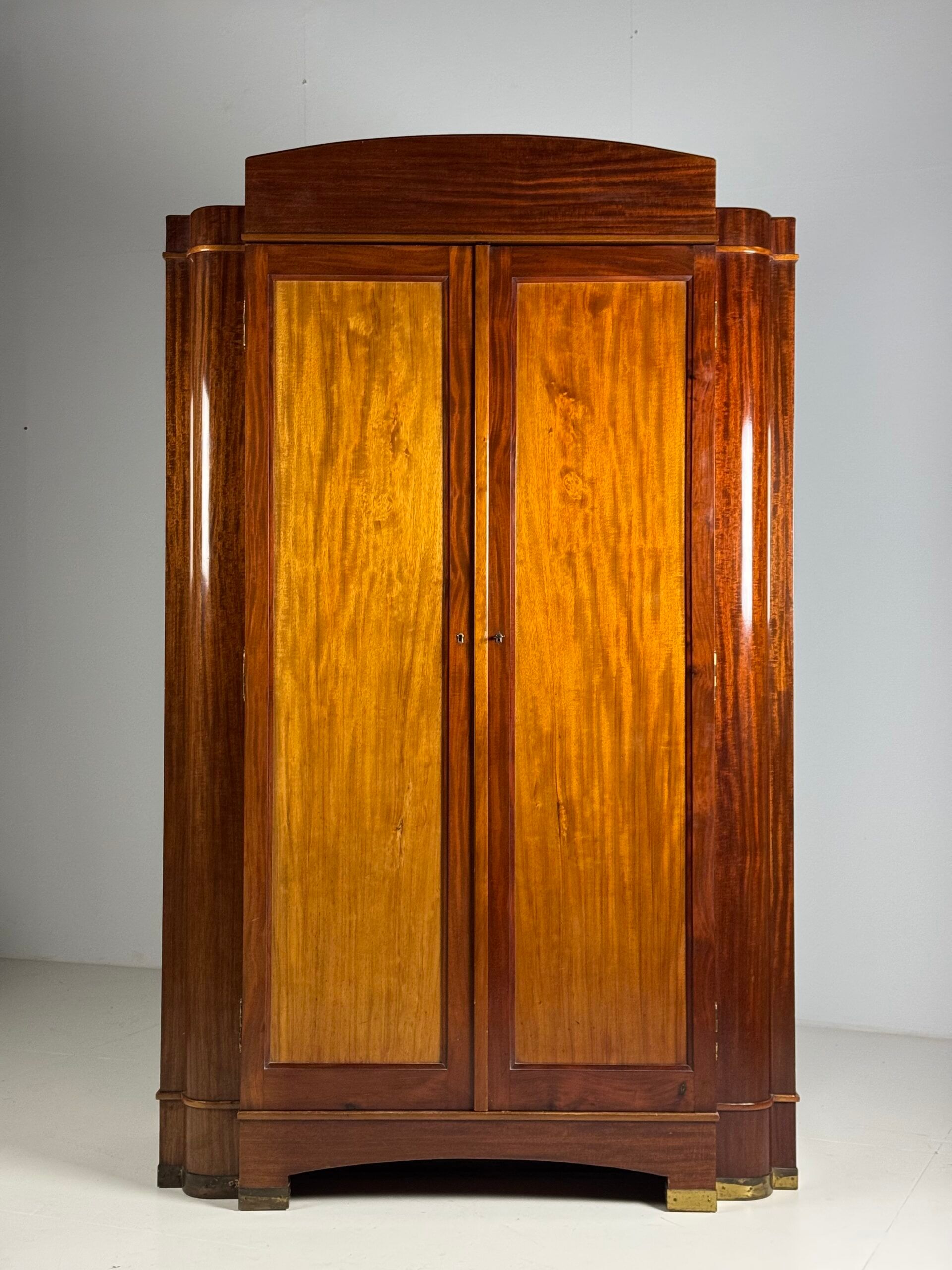 Art Deco wardrobe with mirrors