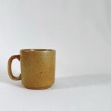 Vintage mug in speckled beige sandstone