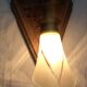 Old hand-carved wooden wall light