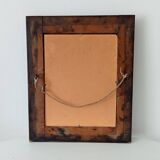 Antique wooden mirror