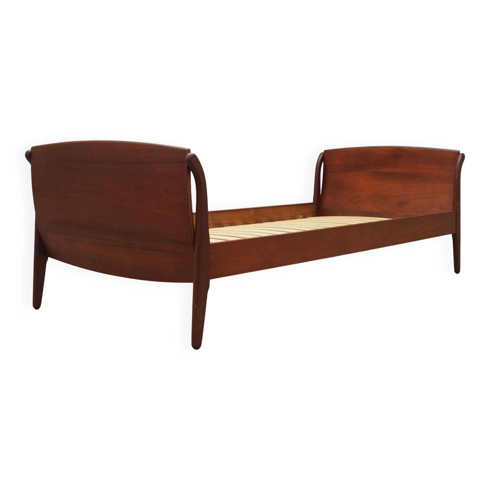 Teak bed, Danish design, 1970s, production: Denmark