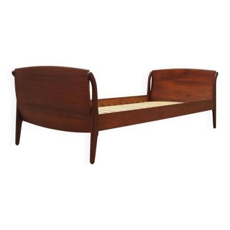 Teak bed, Danish design, 1970s, production: Denmark