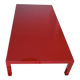 Red MDF Italia coffee table