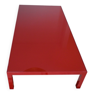 Red MDF Italia coffee table