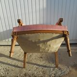 Fauteuil en noyer blond du XlXème siecle